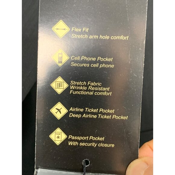 NWT Demantie Italy Black Pinstripe Super 150s Wool Mens Jacket 48R  RN10215 - Picture 3 of 8